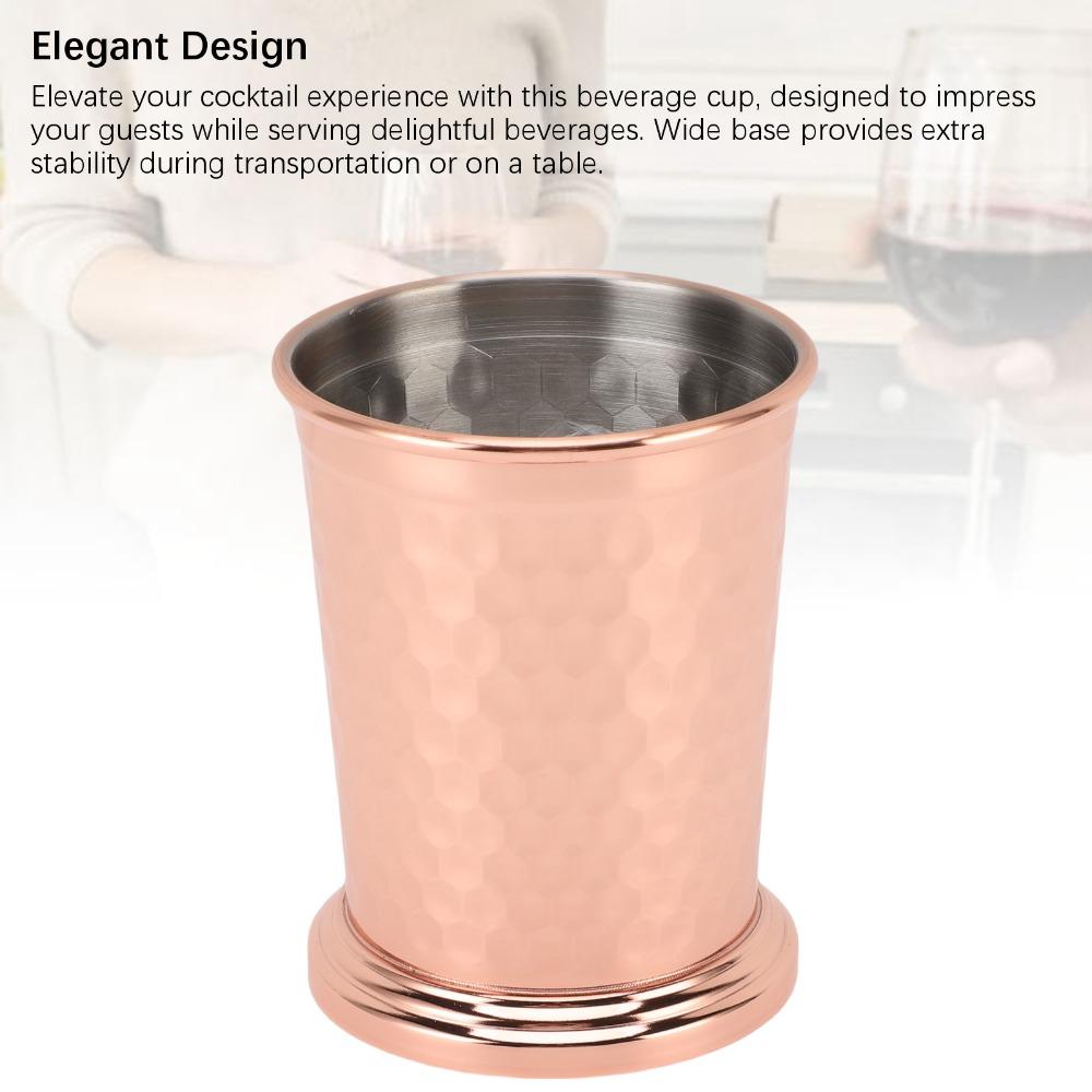 304 Stainless Steel Stainless Steel Drinking Cup Wide Base Stability Beverage Cup Party