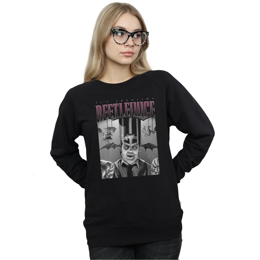 Beetlejuice Womens/Ladies Circus Homage Sweatshirt