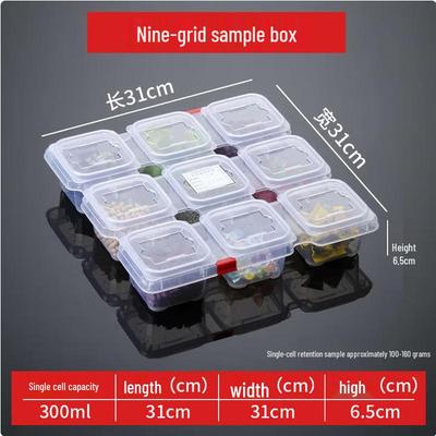 Multi-Compartment Food Sample Retention Box