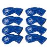 8pcs PU Material Golf Club Covers Lightweight Design Head Cover Set Protective Case  Iron Wedges