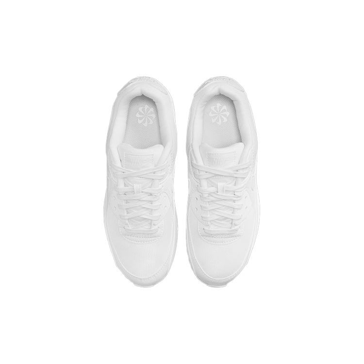 Nike Air Max 90 Triple White Women Sneakers DH8010-100