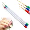 3 Pcs/Set Nail Art Fine Liner Design Detail Decor Painting Drawing DIY Pen Brush