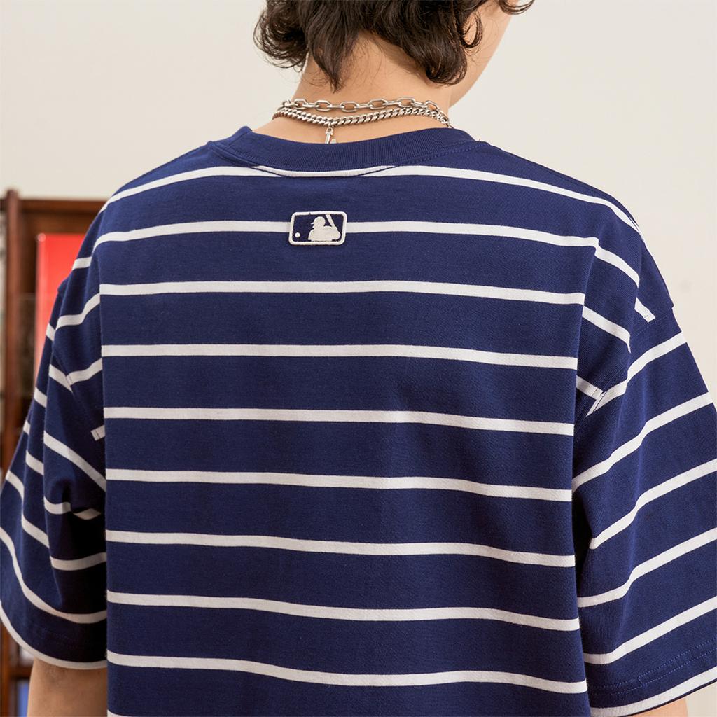 New MLB SS23 T-Shirt Unisex Navy Blue 3ATSB3033-43NYS