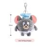 Tom & Jerry Cartoon Plush Keychain - Cute Tom Cat Pendant Bag Accessory
