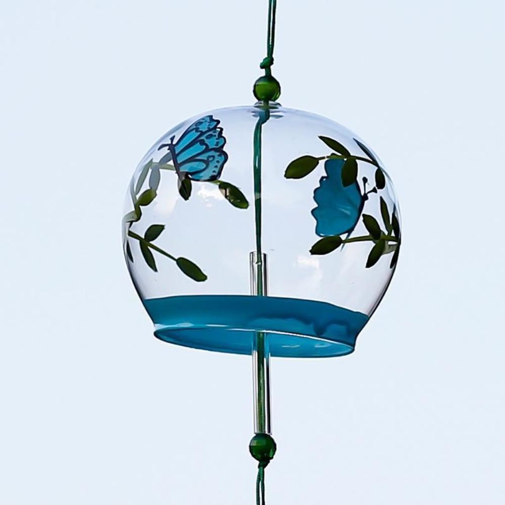 Glasmalerei Glas Bemalt Windspiel Anhänger Design Türdekoration Heimdekoration