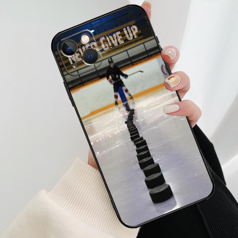 Hockey Sport Phone Case For iPhone 17 Pro Max 14 13 12 11 15 16 Pro Max mini 15 16 Plus 16e 17 Air Cover