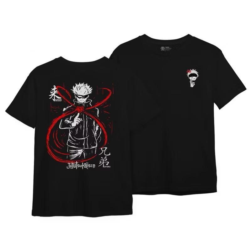 American Retro Animation Men's Pure Cotton Summer New Retro Fashion Men's and Women's Streetwear