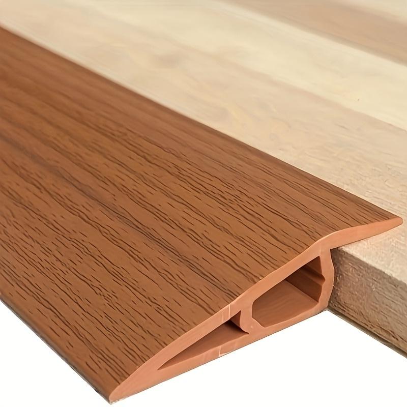 1pc 1m/39.37in Threshold Transition Strip, Wear-resistant Self-adhesive Edging Strip, Household Cuttable Threshold Cover Door