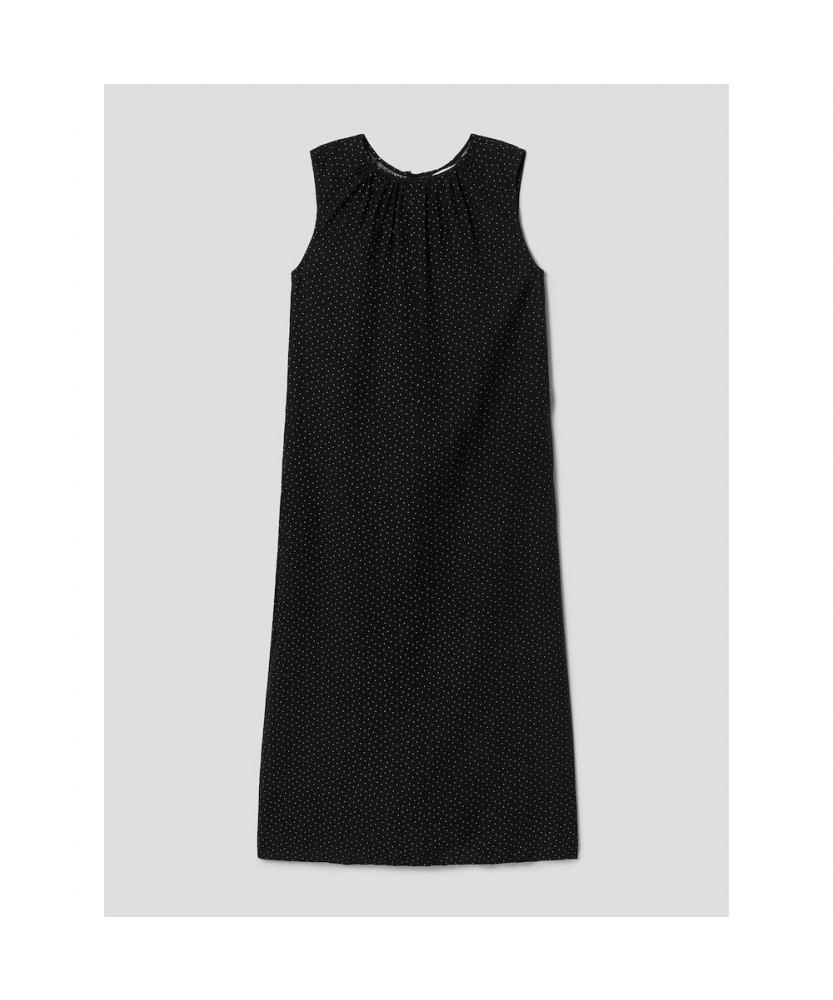 8SECONDS Sleeveless Dot Maxi Dress Black