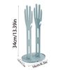 Glove Drying Rack, Drain Rack, Hand Shaped with Hook Storage Rack, with Drain Suction Cup Storage Rack