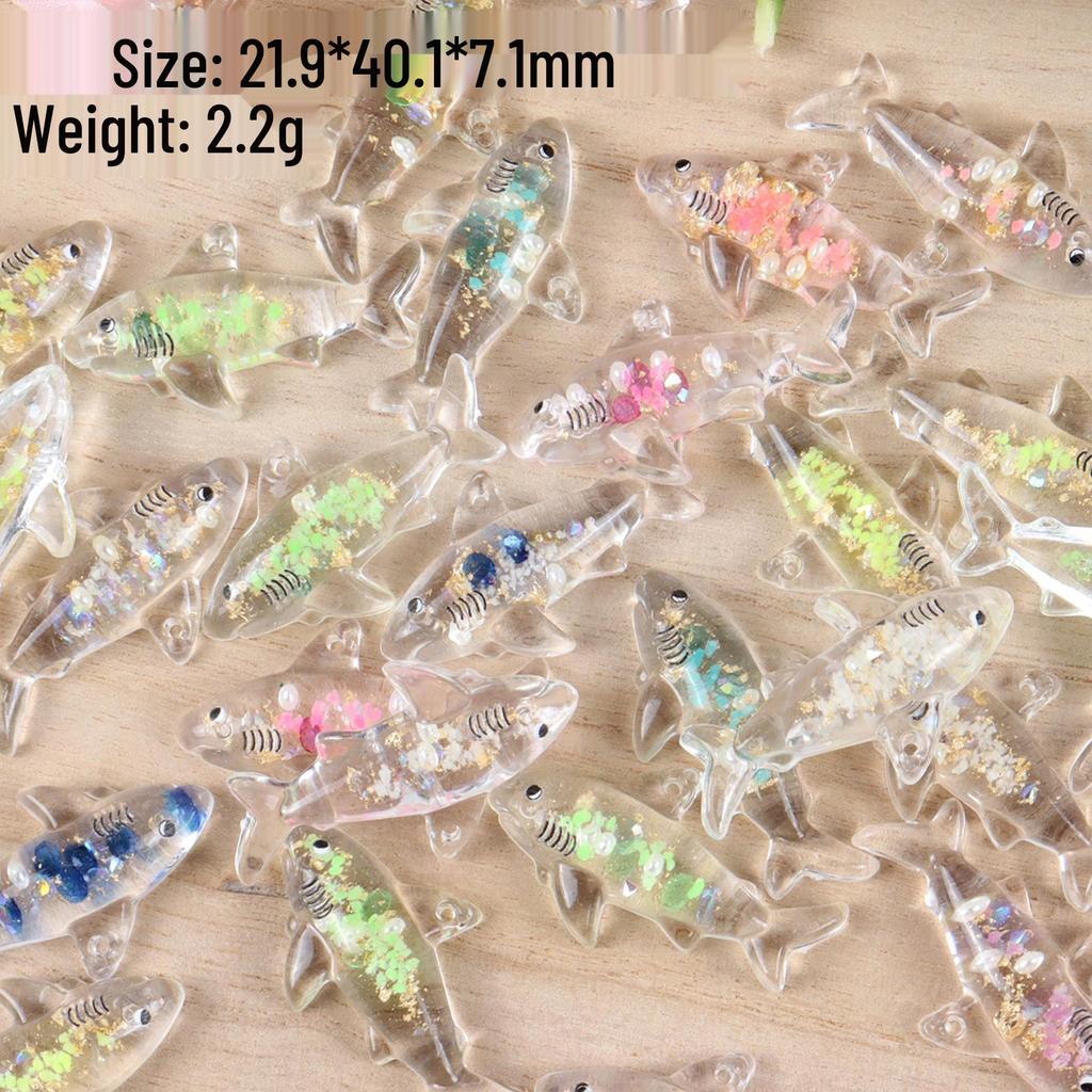 DIY Marine Animal Luminous Acrylic Pendant & Turtle Mobile Phone Lanyard