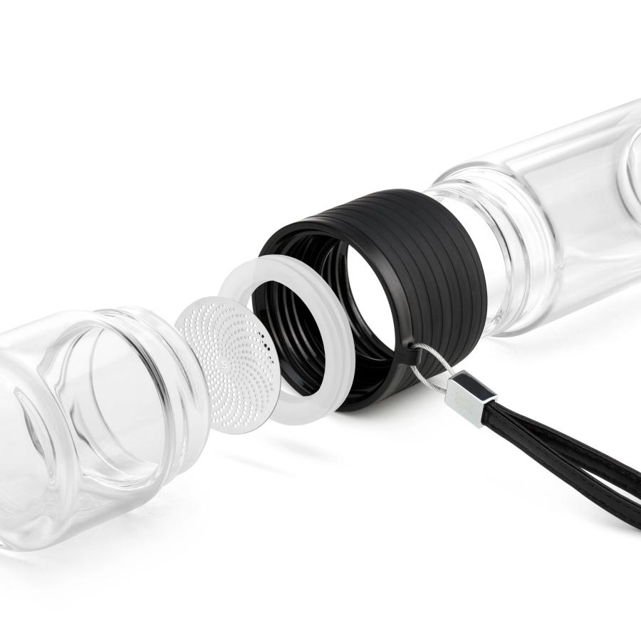 SAMADOYO Tea Separation, Heat-resistant Glass Brewing, Tea Filtration, Portable Cup, Outdoor Portable Travel Vehicle Water Cup