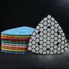 1PC 90mm Triangle Diamond Dry Polishing Pads For Granite Marble Concrete Stone Sanding Pads Polishing Disc Abrasives Tool