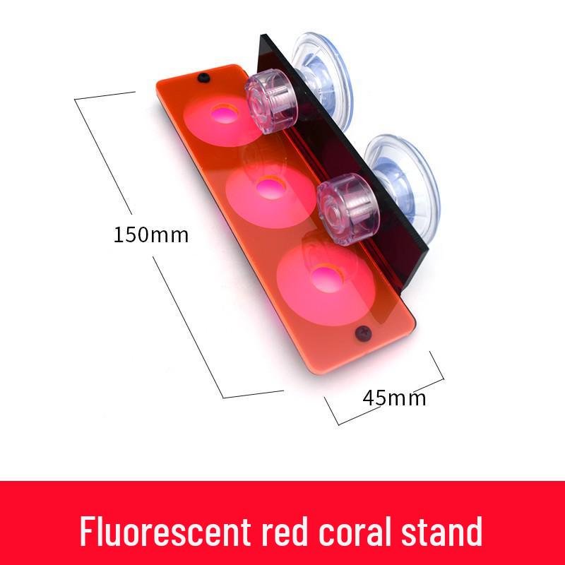 Fluorescent Acrylic Coral Propagation Base with Suction Cups for SPS and Soft Corals.