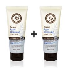 1+1) Pure Cereal Foam Cleansing Made with 6 Grains 180ml + 180ml