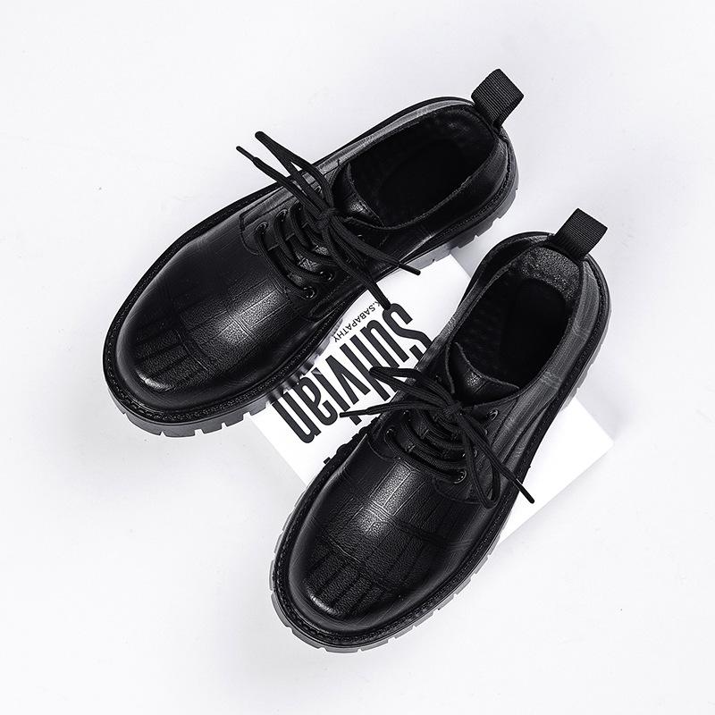 British Men's Shoes Men's Best Man Groom Business Dress Soft Sole Spring Casual Leather Shoes Men's Wedding Shoes 98138-W