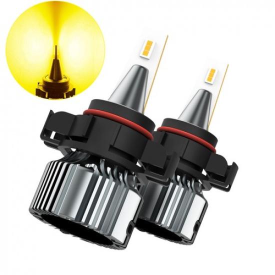 Super Bright 6000K 5202 2504 LED Front Fog Light Bulbs For Chevrolet GMC JEEP 2X