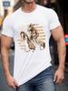 Unisex Western Cowboy Grafik T-Shirt - Lässiges Kurzarm Rundhals