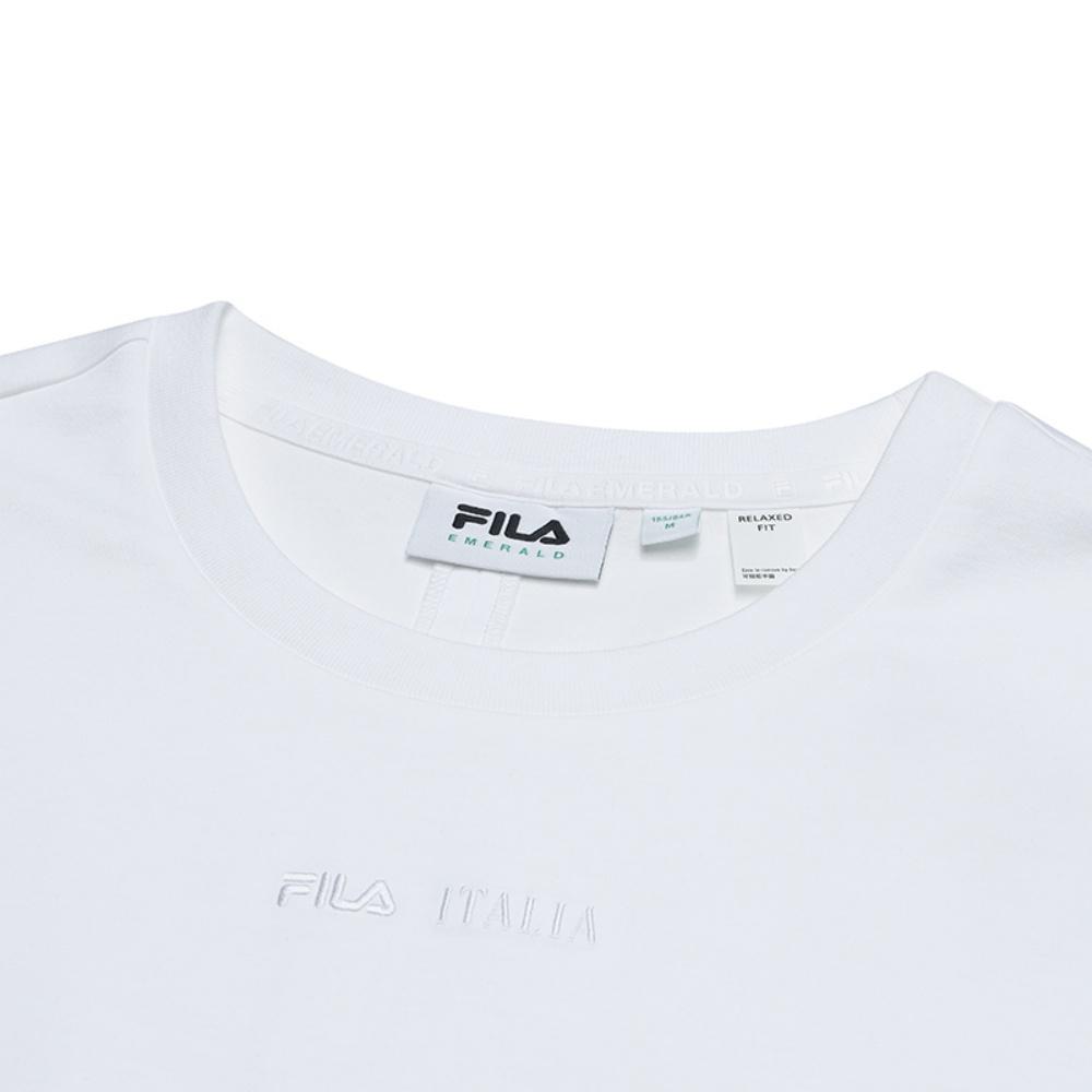 FILA Trendy Casual Fashion Versatile Short Sleeve Regular T-Shirt Women tops White F11W524110F-WT