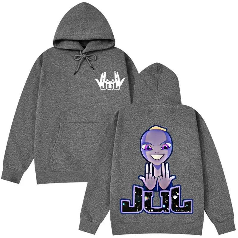 Straight Fit Printed Hoodie Unisex Streetwear Casual Sweatshirt