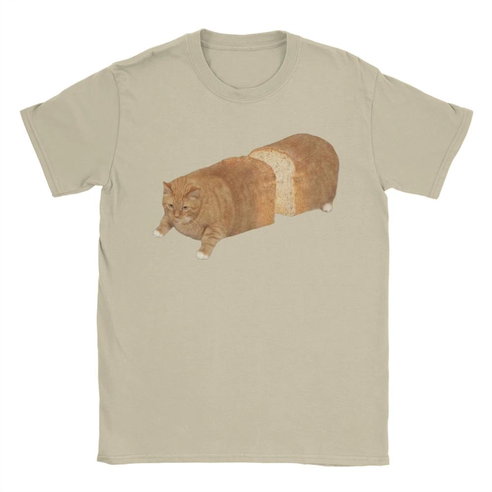Cat Loaf Meme Cotton T Shirt Mens and Womens Cotton Unique TShirts Round Neck Tee Shirt Short Sleeve Clothes Birthday Gift