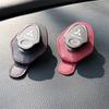 Leren Autozonneklep Brillenhouder Kaarthouder Auto Interieur Accessoires voor Mitsubishi Lancer Outlander ASX Pajero L200 Triton