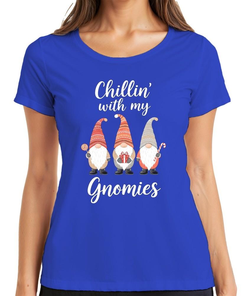 Chillin With My Gnomies Christmas Xmas Gnome Gnome Fun Unisexs TShirt