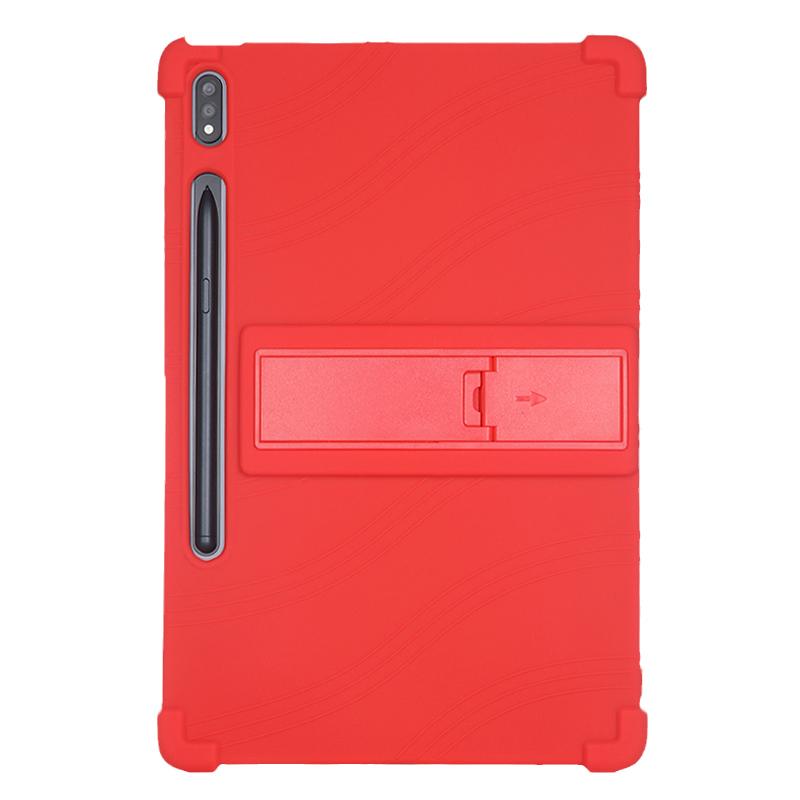 

Силиконовый противоударный чехол для Lenovo Tab P12 Pro, устойчивый к падению чехол Xiaoxin Pad Pro 12,6 дюймов TB-Q706F, силиконовый держатель-подставка красный