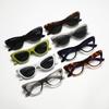 4702 Personalized Cat'S Eye Retro Sunglasses 2024 Fashionable Rice Nails Plain And Thin Glasses, Fashionable Street Sunglasses