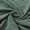 Diamond Pattern Thickened Stretch Jacquard Knitted Half-Wrap Chair Cover