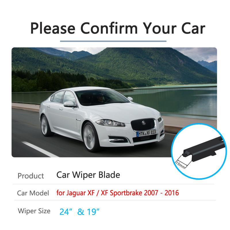 for Jaguar XF Sportbrake 2007 2008 2009 2010 2011 2012 2013 2014 2015 2016 XF Windshield Wipers Car Wiper Blade Car Accessories
