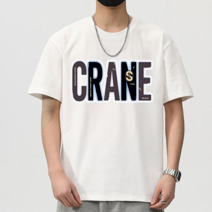 New Summer Men's Round Neck Short-sleeved T-shirt Thin Casual Youth Half-sleeved Shirt