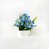 Multicolor Simulation Flowerpotted With Flowerpot Faux Potted Flowers  Home Decoration