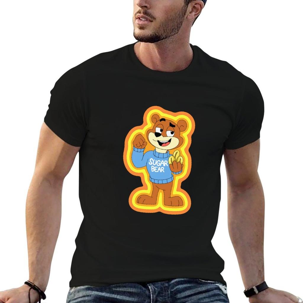 Sugar Bear 2 T-Shirt T Shirt Man Cotton T Shirts for Man Pack White Man T Shirts Cotton T-shirt
