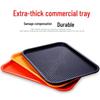 Commercial Rectangular Plastic Serving Tray
