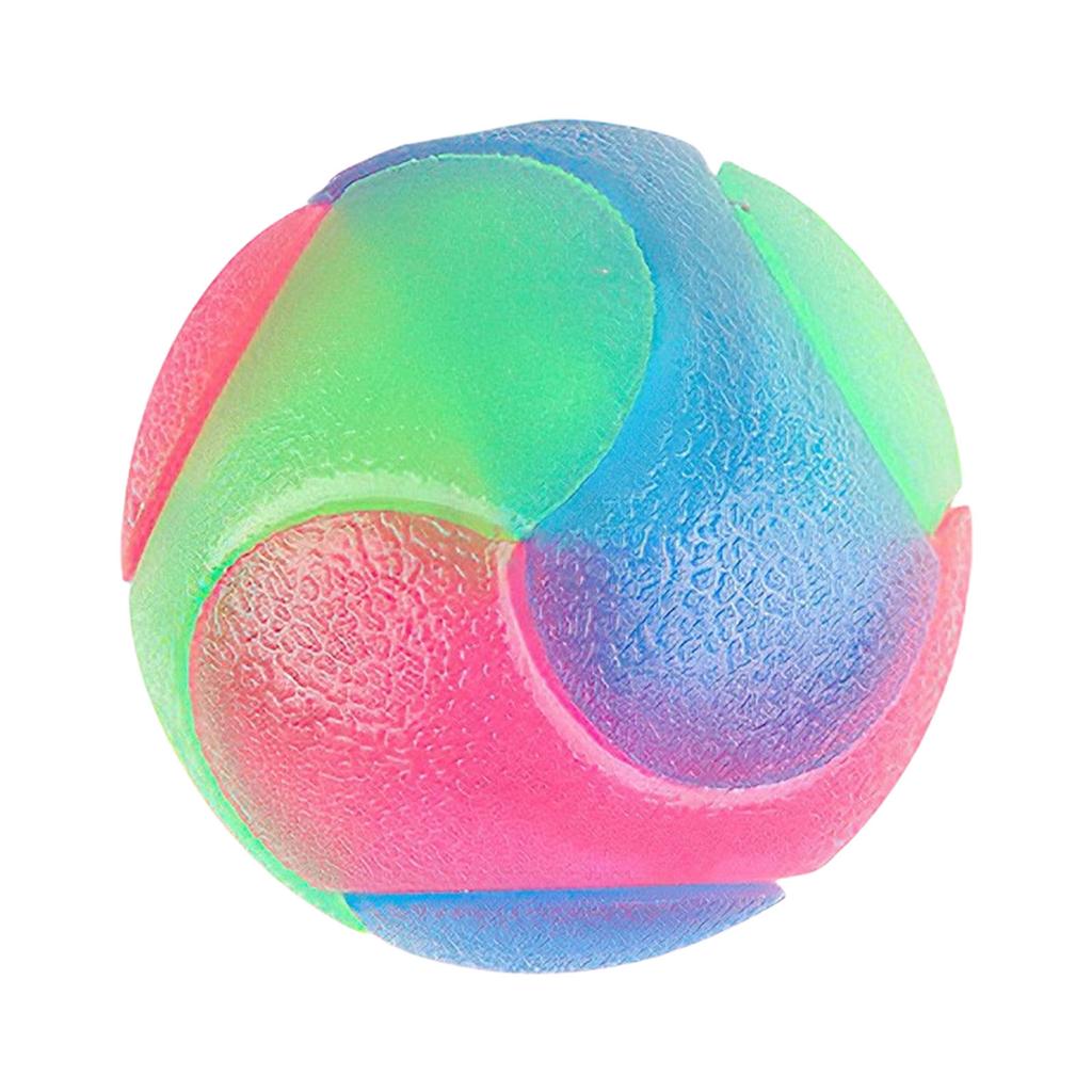 LED Flashing Light Bouncing Ball For Dog Cats Promotes Exercise And Stress Reduce for Pet Indoor Outdoor Entertainment