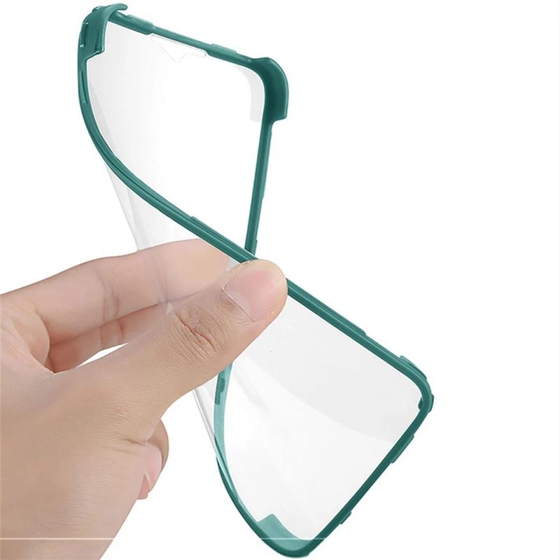 Etui na telefon A04s odporne na wstrząsy przezroczyste dwustronne miękkie silikonowe etui do Samsung Galaxy A04s A04 S galaxyA04s TPU przednia tylna obudowa