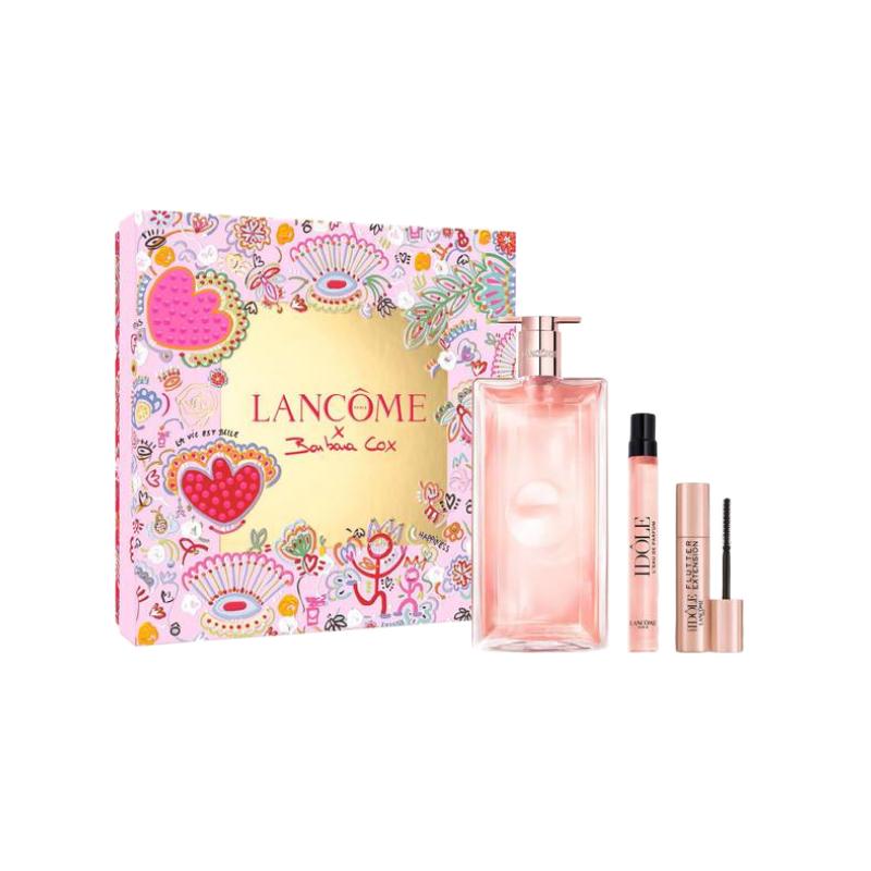 Lancôme IDÔLE Combination Perfume Set EDP Jasmine Rose Floral Fragrance 50ml+10ml+2ml коричневый