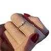 Women's 999 Sterling Silver Bow Ring: Elegant, High-End, Niche Design for Light Luxury Fashion