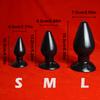 TPE Butt Plug,Ass Anus Dilator Prostrate Massage,Anal Dildo Sex Toy with Strong Suction Cup,Analplug Buttplug
