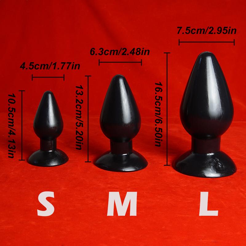 TPE Butt Plug,Ass Anus Dilator Prostrate Massage,Anal Dildo Sex Toy with Strong Suction Cup,Analplug Buttplug