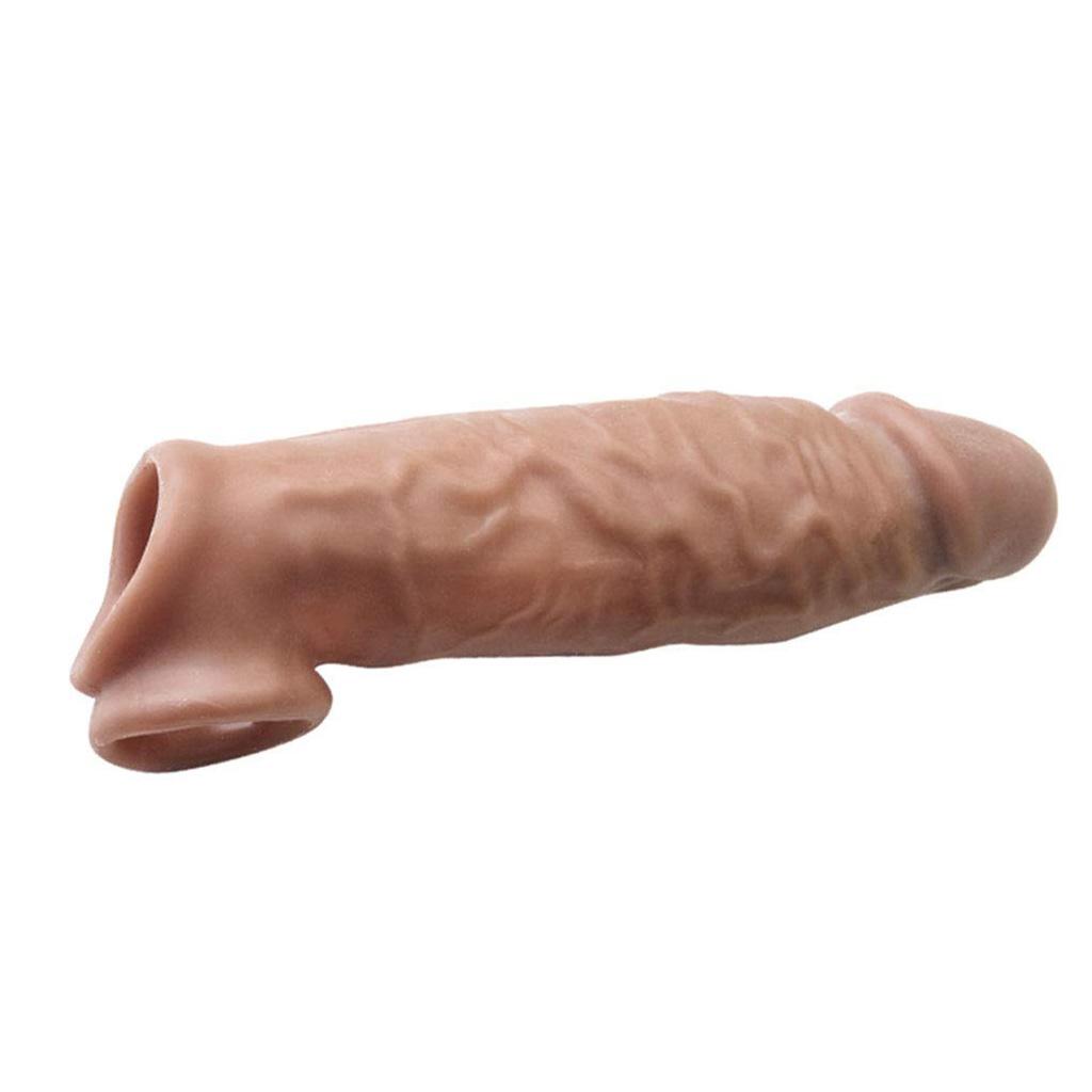 Dildo Sleeve Longlasting Dildos Extender Stimulator Enlargement Extension Adult Toys for Men Couples Beginner