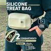 Silikon-Snackbeutel für Haustiere mit verstellbarem Hüftgurt für das Hundetraining und die Fütterung im Freien