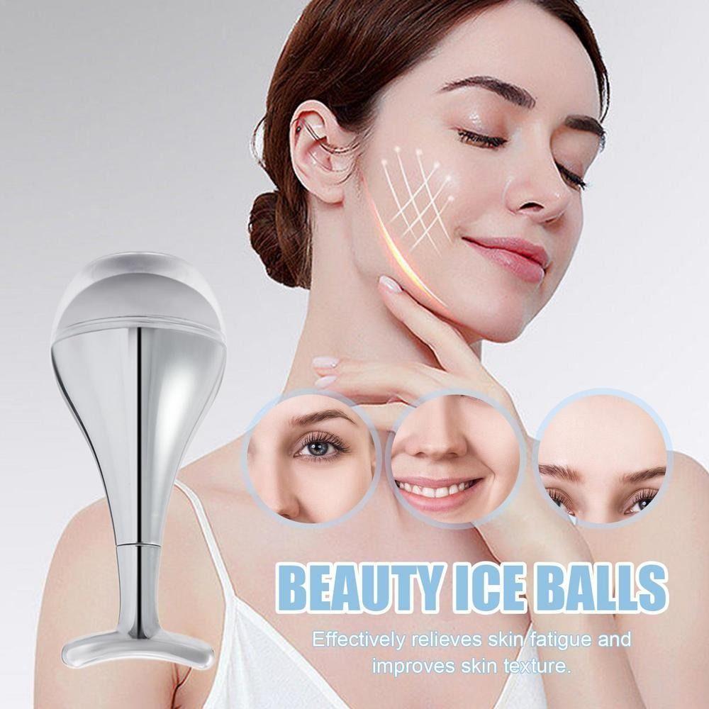 

Freeze 2 in1 Beauty Ice Globes Hot/Cold Ice Hockey Roller Eye Massage Roller Women