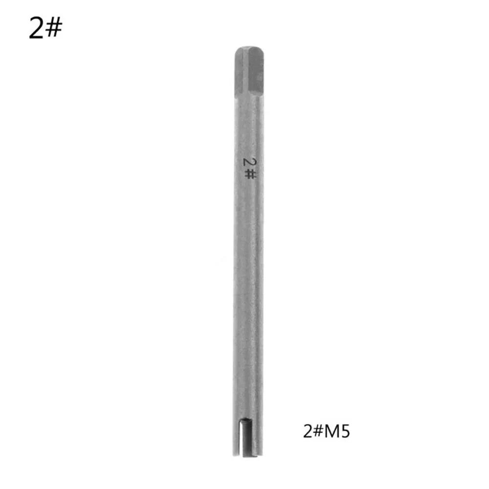 M3-M12 Screw Tap Extractor Steel Broken Head Taps Remover Stripped Screw Taps Extractor Set Screw Remover Tools Drill-Bits