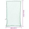 VidaXL Filet pour remorque avec corde élastique vert 3,5x2 m PP, filet de chargement, filet de chargement pour remorque, 4012236