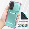For Samsung Galaxy A54 5G Case TPU+PC Phone Cover with Slide Lens Protection Design