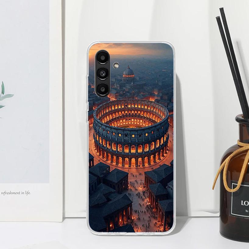 Roman Colosseum Phone Case For Samsung Galaxy A17 A37 A57 A16 A26 A36 A56 A15 A25 A35 A55 A14 A24 A34 A54 A13 A23 A33 A53 A07 Ga