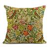 Retro Flower Linen Pillow Cover Living Room Sofa Decoration Cushion Cover 60*60 Office Car Cushion Cover 40*40 Home Decoration