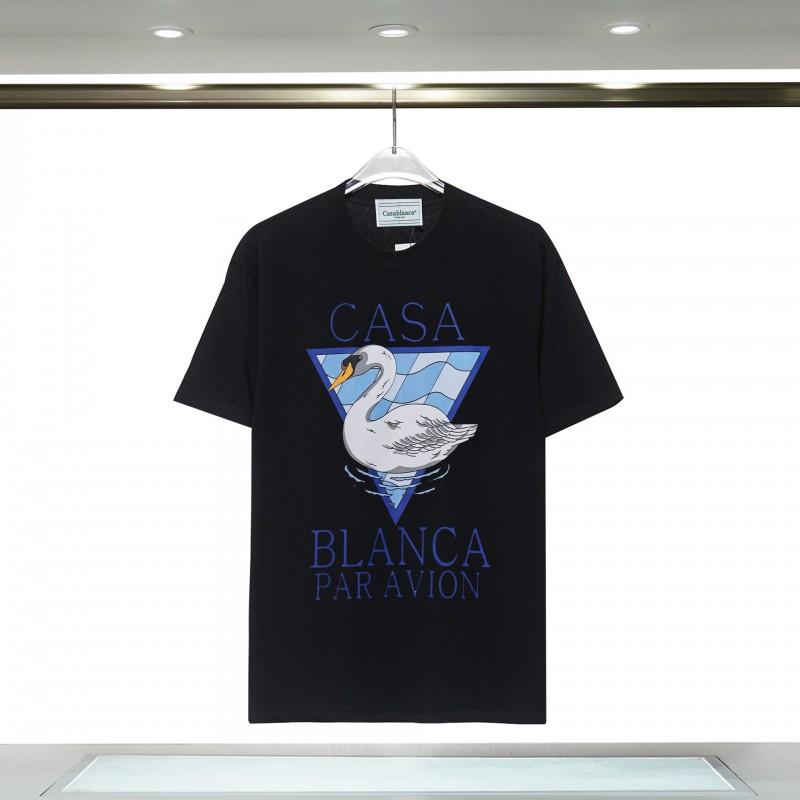 Casablanca CASA Print T-Shirt Teen Boys Loose Fit Short Sleeve Top